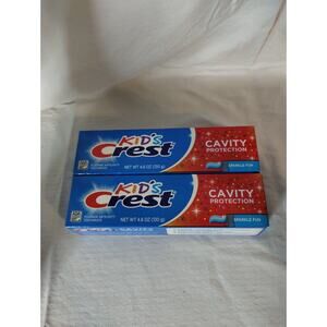 2 Pack: Crest Kids Cavity Protection Toothpaste Sparkle Fun 4.6oz Exp. 01/27